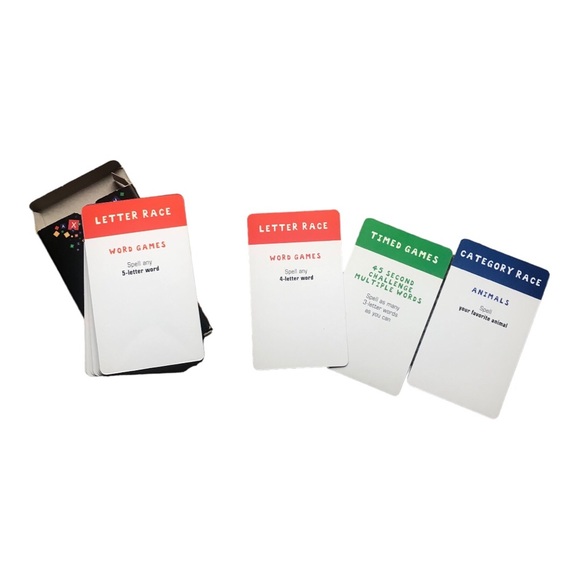 XOOM CUBES Junior Challenge Cards made for XOOM CUBES word race games - Picture 6 of 6